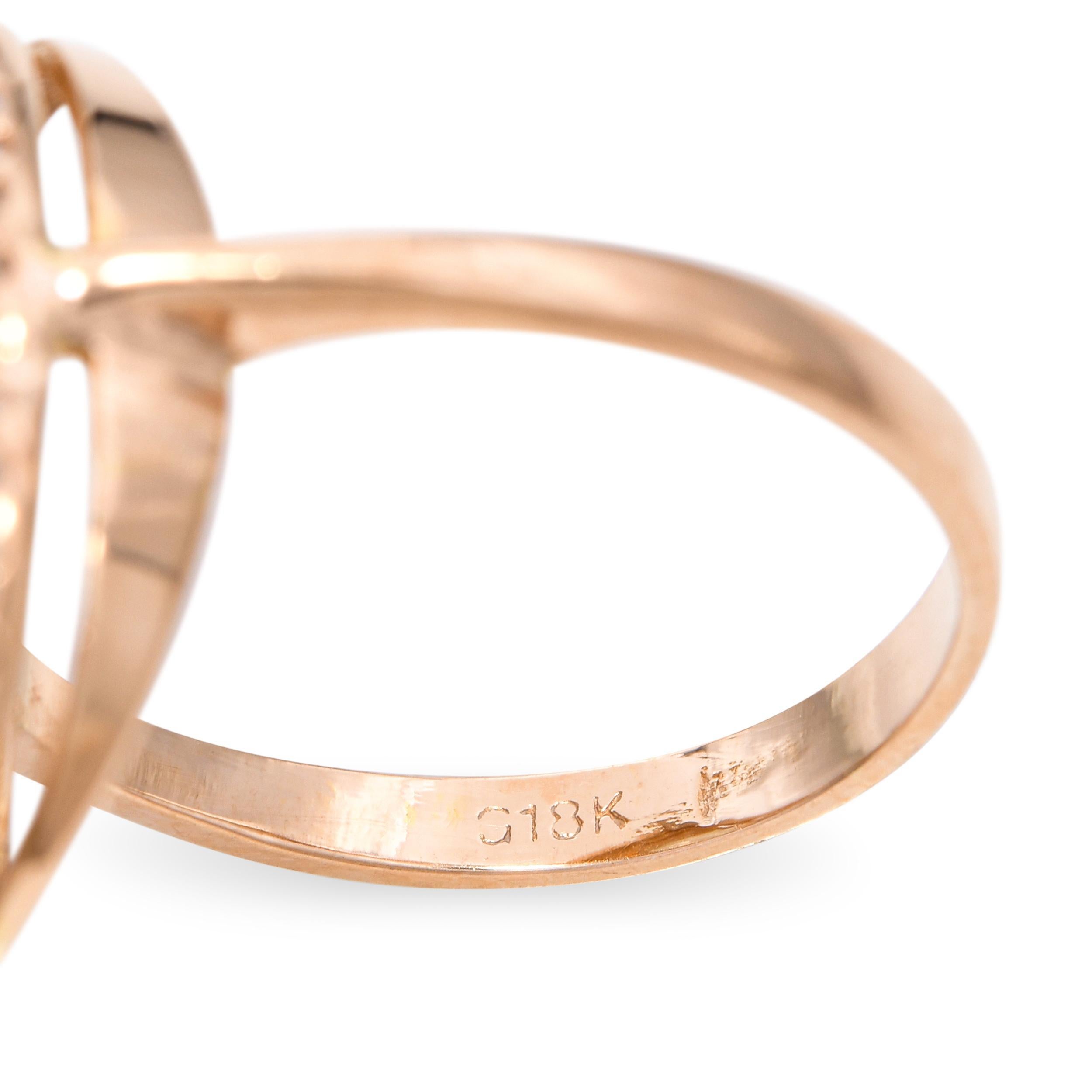 Ring aus 18k Gelbgold mit geschnitztem Jadefrosch und Diamant im Angebot 1