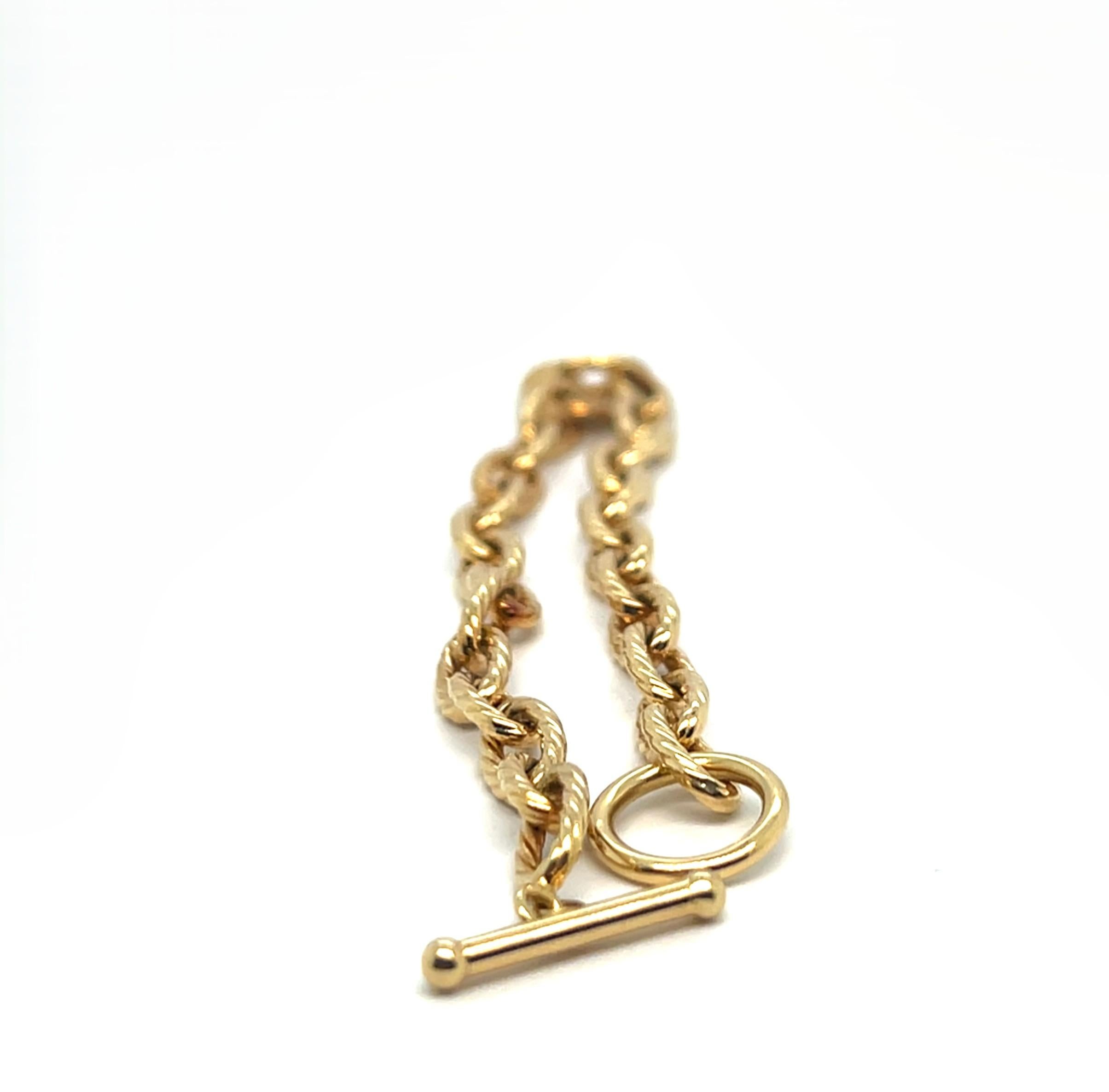 Bracelet en chaîne en or jaune 18K Neuf - En vente à Vannes, FR