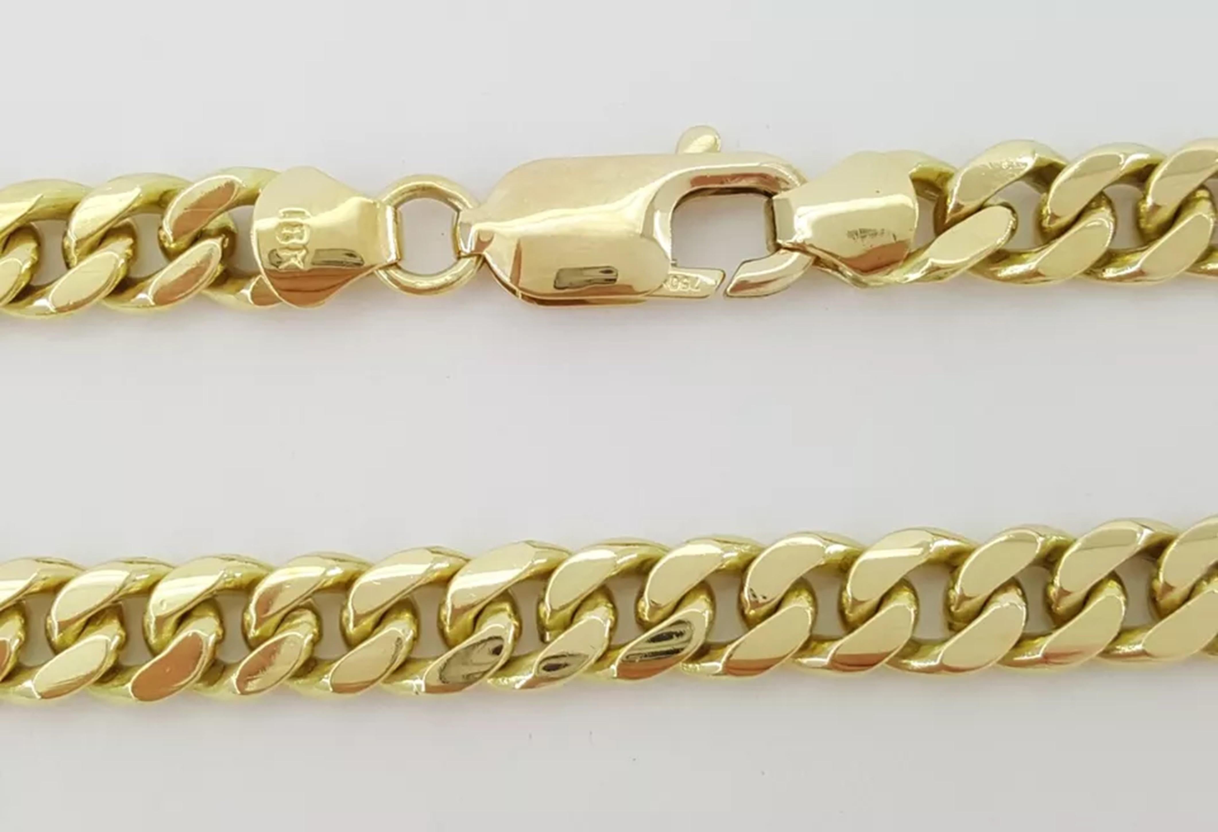 18 Karat Gelbgold Kette Halskette 65 Gramm! (Moderne)