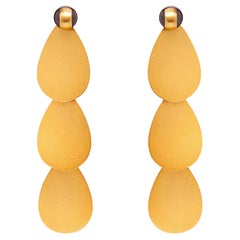 Orecchini a lampadario in oro giallo 18k
