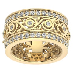 Bague Charlotte Royal en or jaune 18 carats avec diamants (1 1/2 Ct. tw)