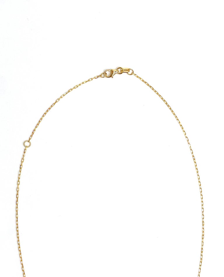 9ct Yellow Gold Circle Bead Necklace 45cm main image 1