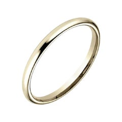 18k Yellow Gold Comfort Fit Wedding Band