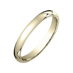 18k Yellow Gold Comfort Fit Wedding Band