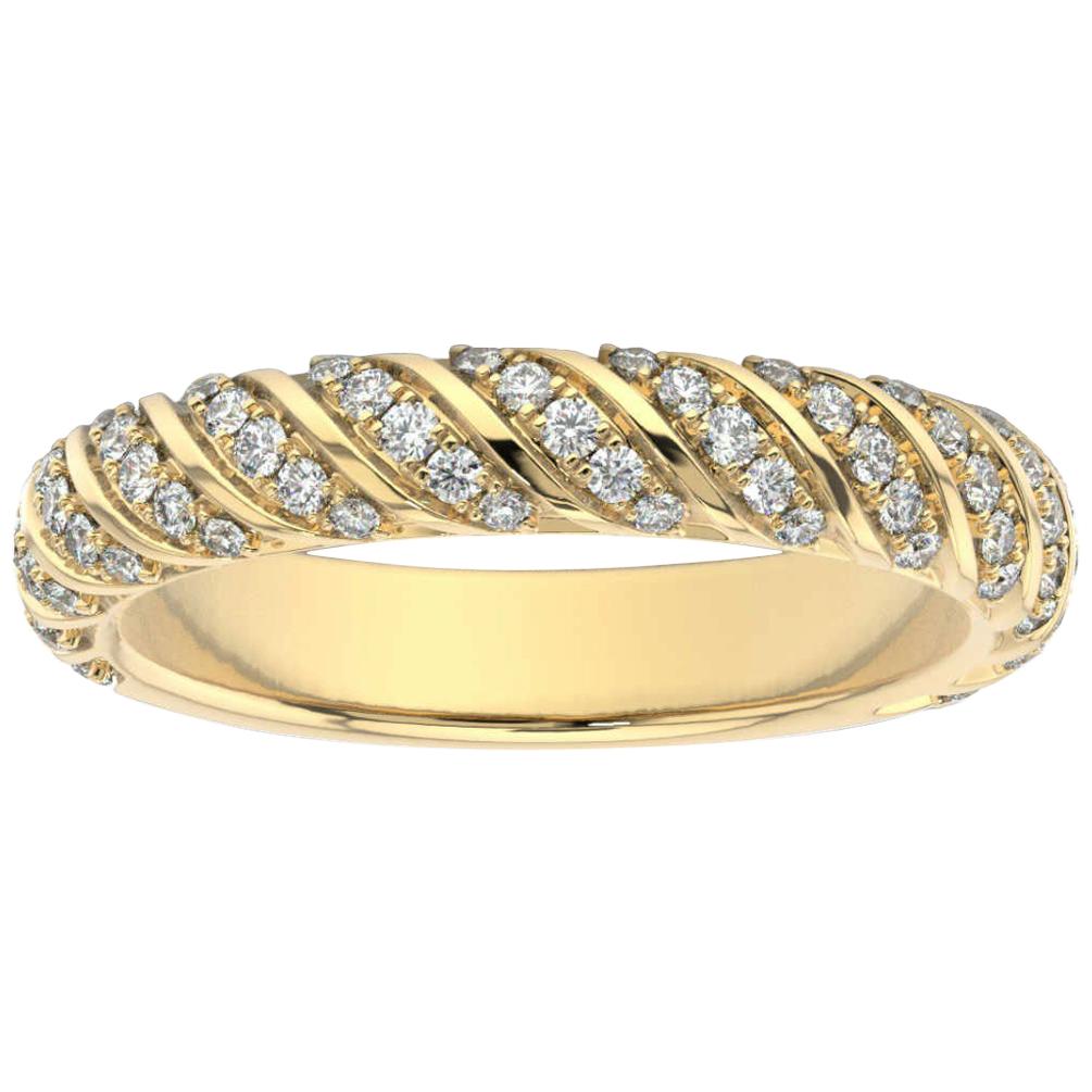 Bague Constance en or jaune 18 carats avec diamants (2/5 ct. tw)