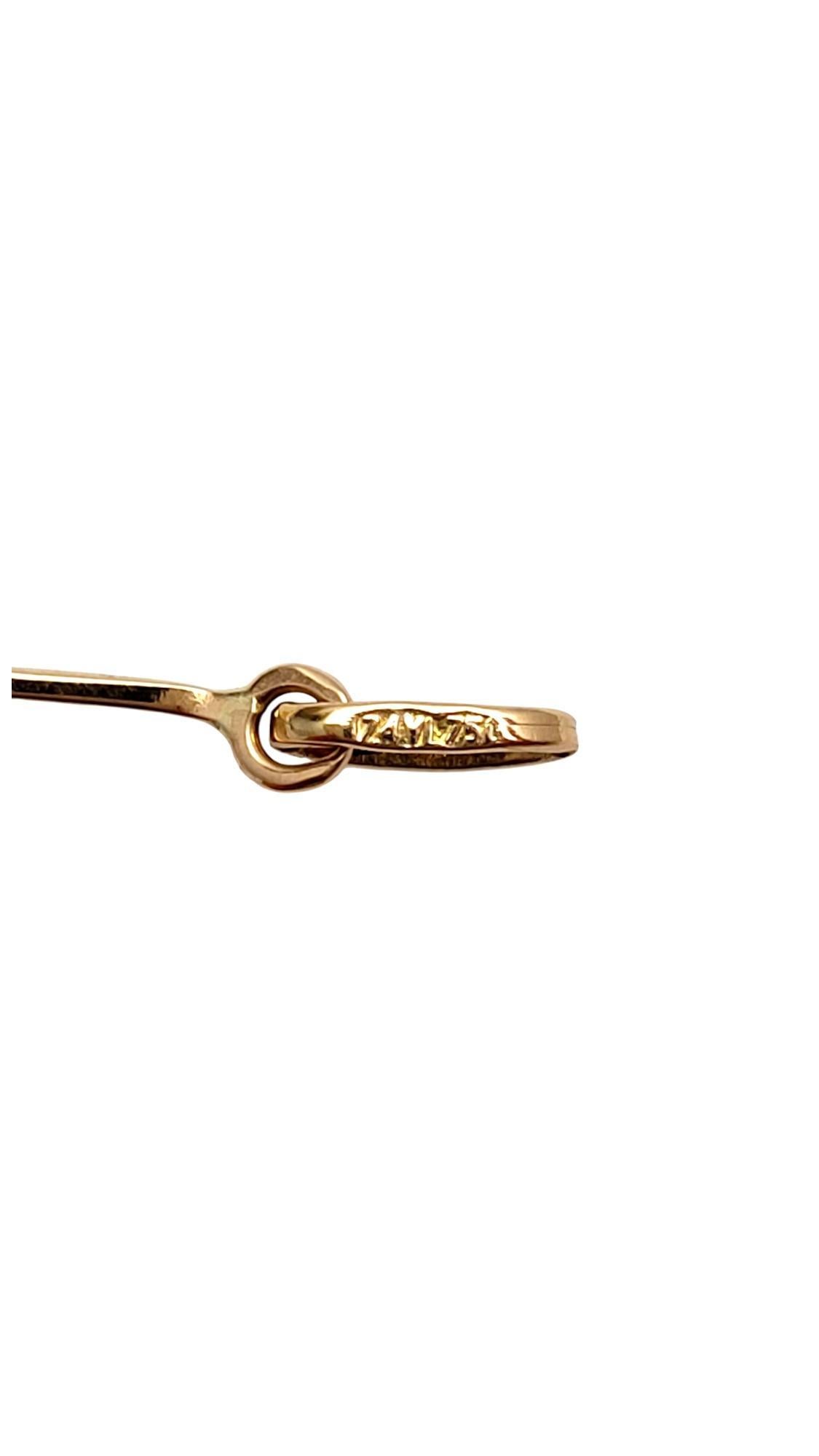 Pendentif Croix en or jaune 18K #19824 en vente 1