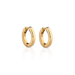 Boucles d'oreilles pendantes en or jaune 18 carats serties de diamants VS de 0,26 carat