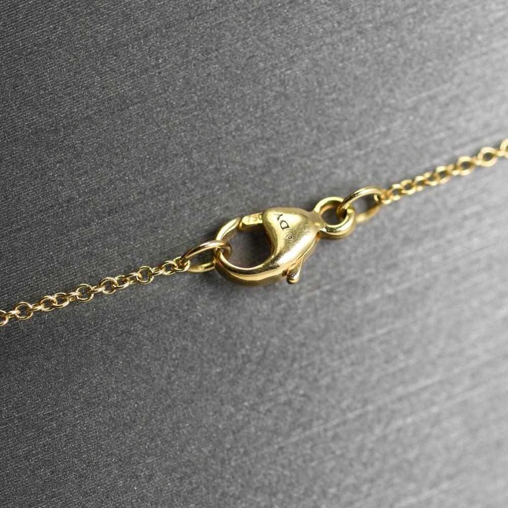 18k Yellow Gold David Yurman Necklace Emerald & Diamond Pendant, 2.5gr 2