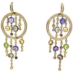 Di Modolo Boucles d'oreilles Tempia en or jaune 18 carats et diamants