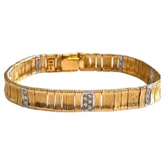 18k Yellow Gold Diamond Bracelet