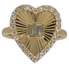 18 Karat Gelbgold & Diamant-Cocktailring