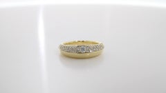 18K Yellow Gold  Diamond Dress Ring