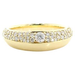 18K Yellow Gold  Diamond Dress Ring