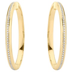 18 Karat Gelbgold Diamant-Ohrringe