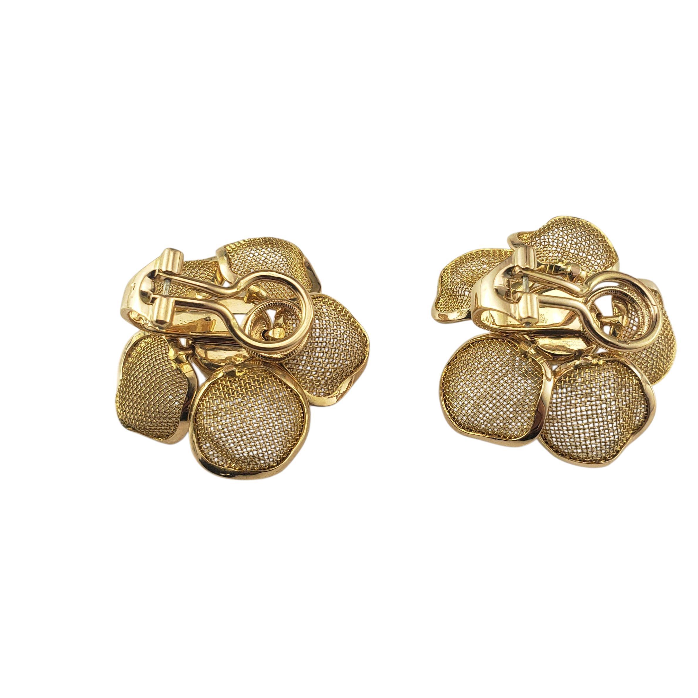 Taglio brillante Orecchini a fiore con diamante 