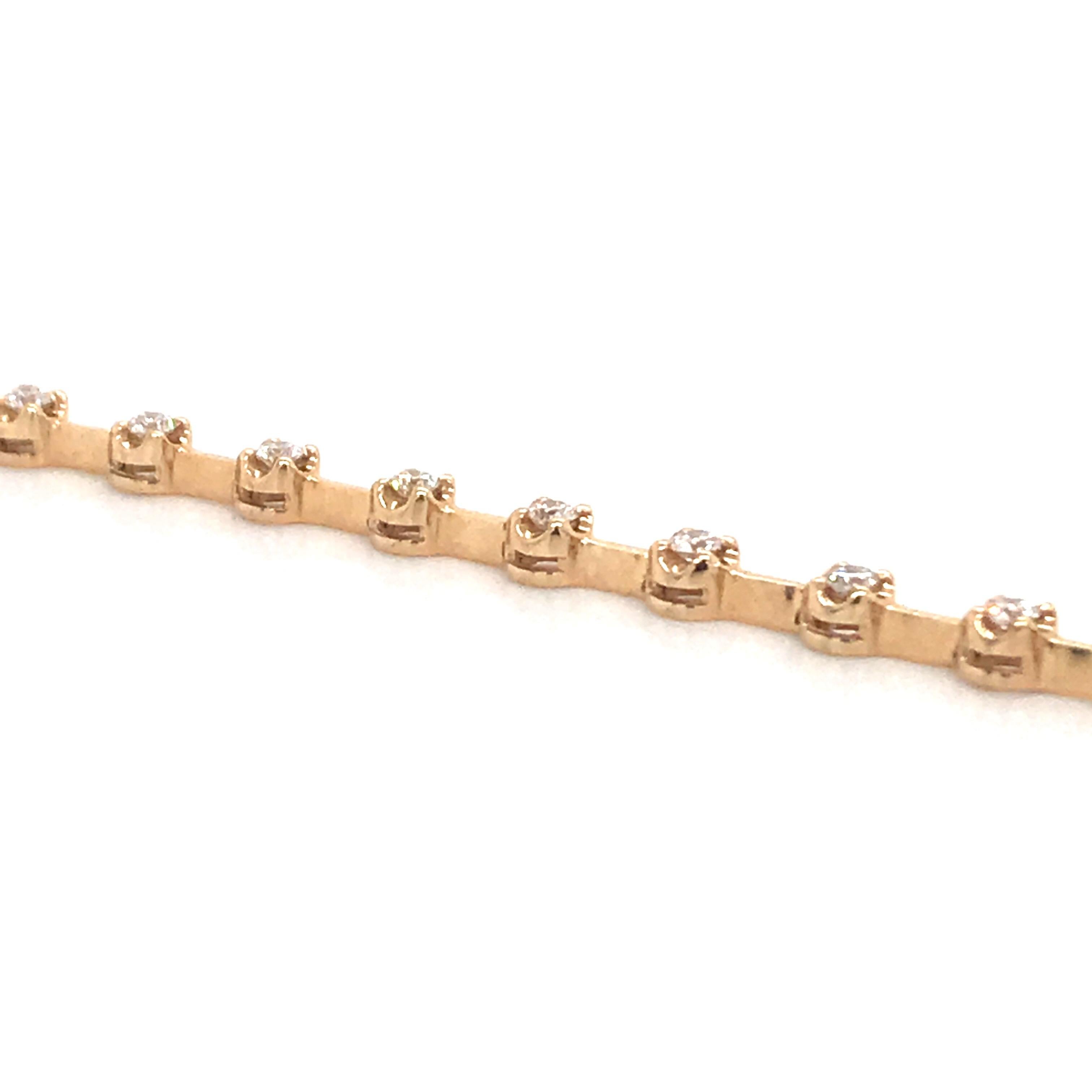 diamond tennis bracelet white gold