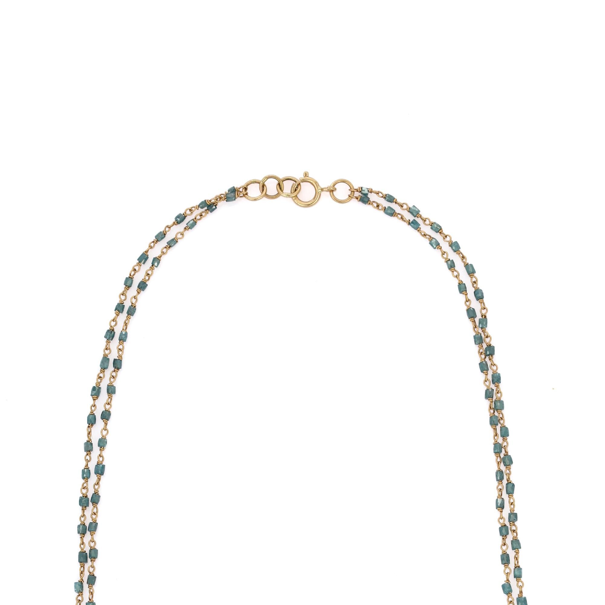 diamond look necklace