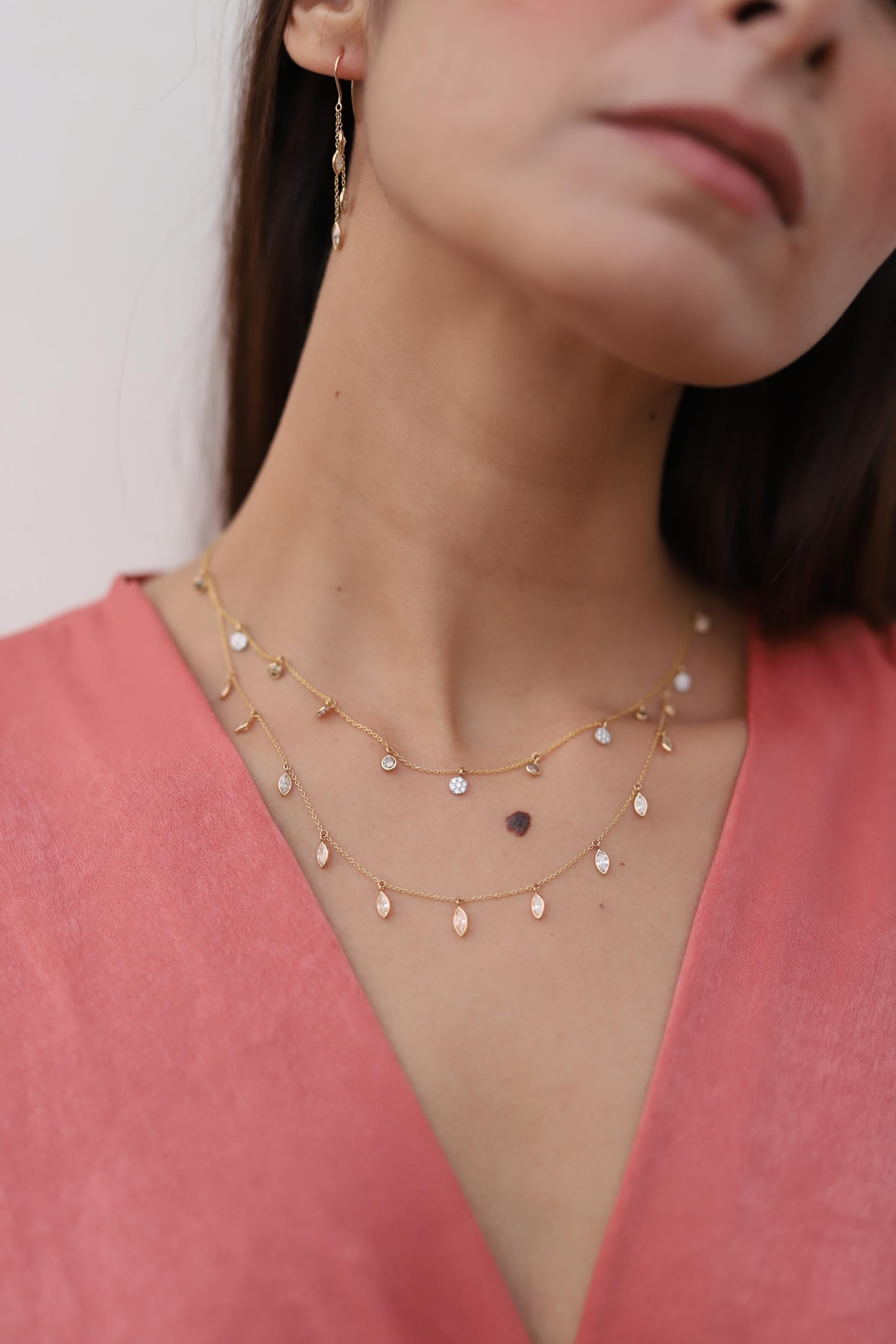 tria diamond necklace