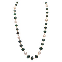 18K Yellow Gold Diamond Necklace