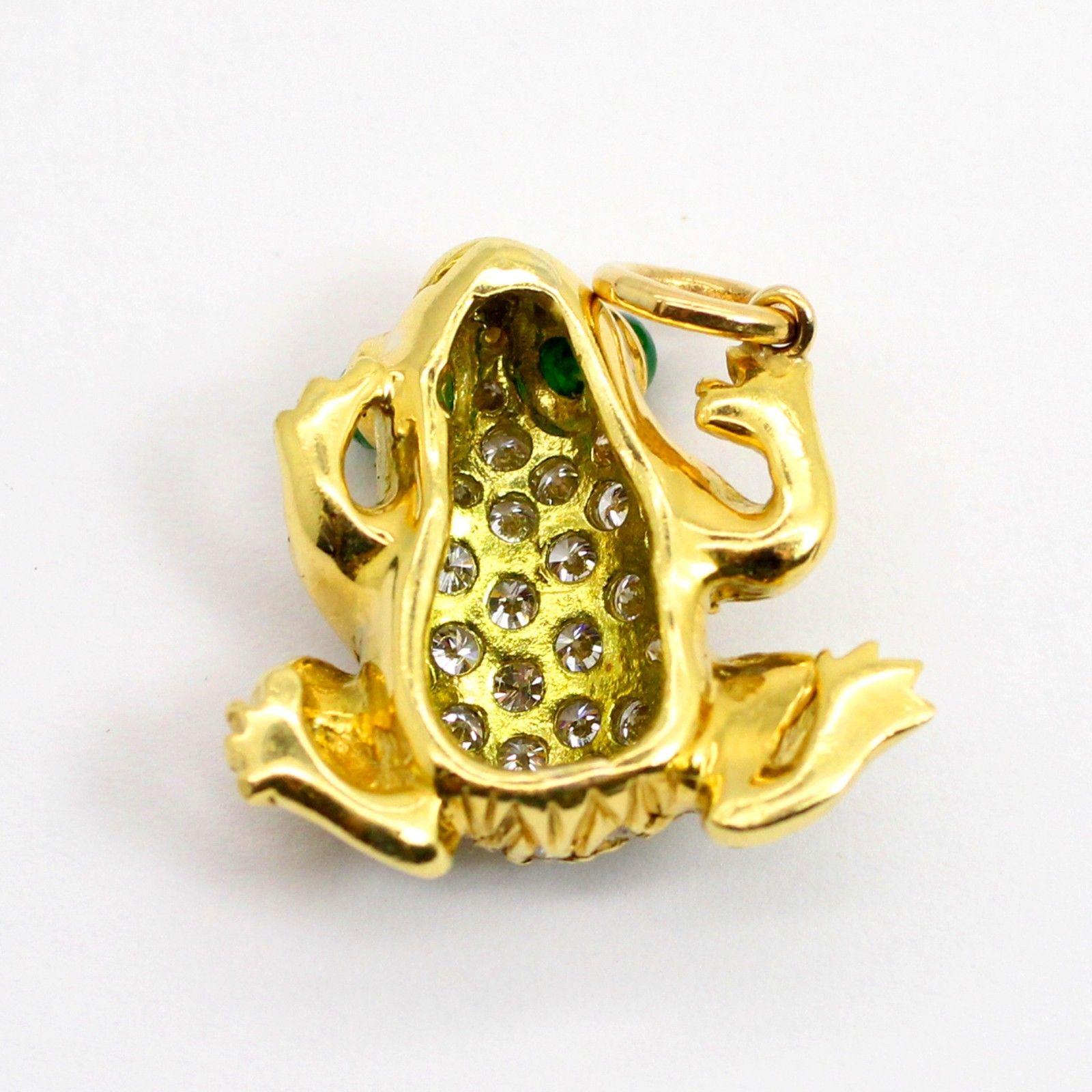 gold frog pendant