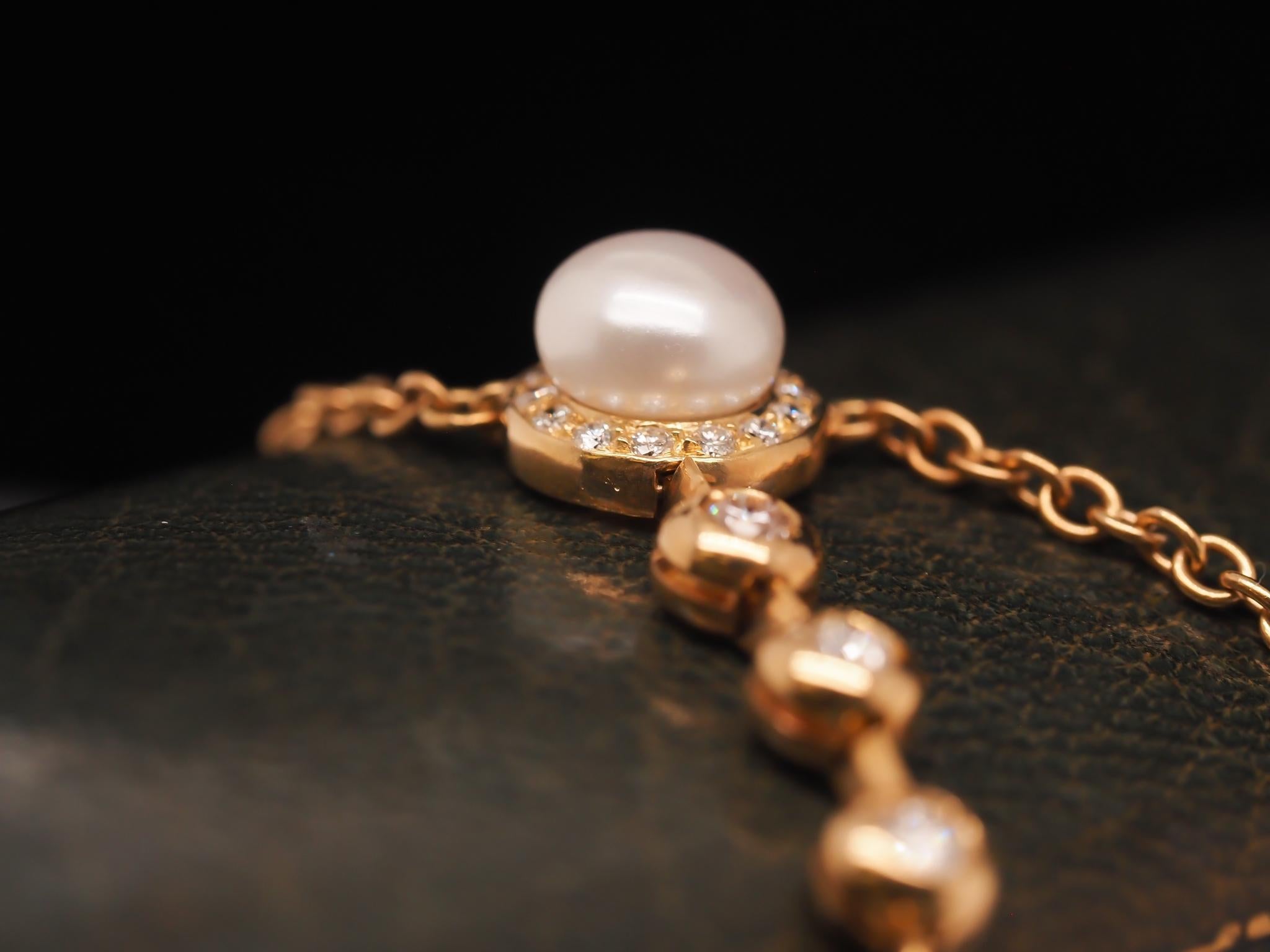 Pendentif en or jaune 18 carats avec diamant, perle et turquoise en vente 6