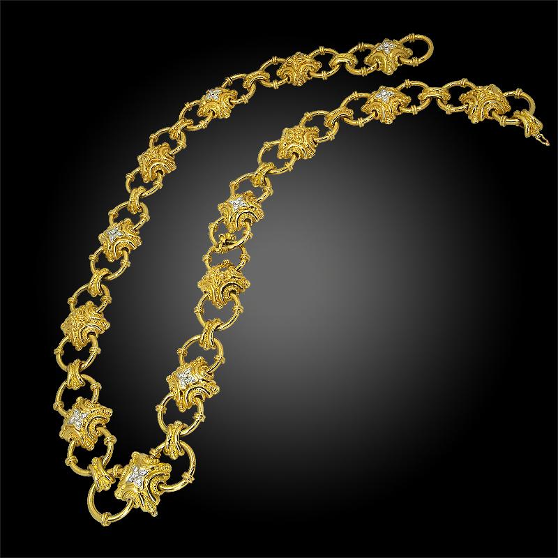 belt yellow necklaces