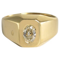18K Yellow Gold Diamond Solitaire Ring 0.50ct