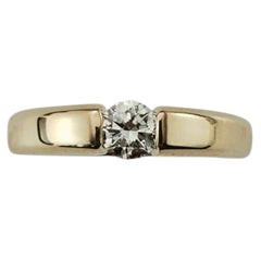 18K Yellow Gold Diamond Solitaire Ring Size 9.75 #25577