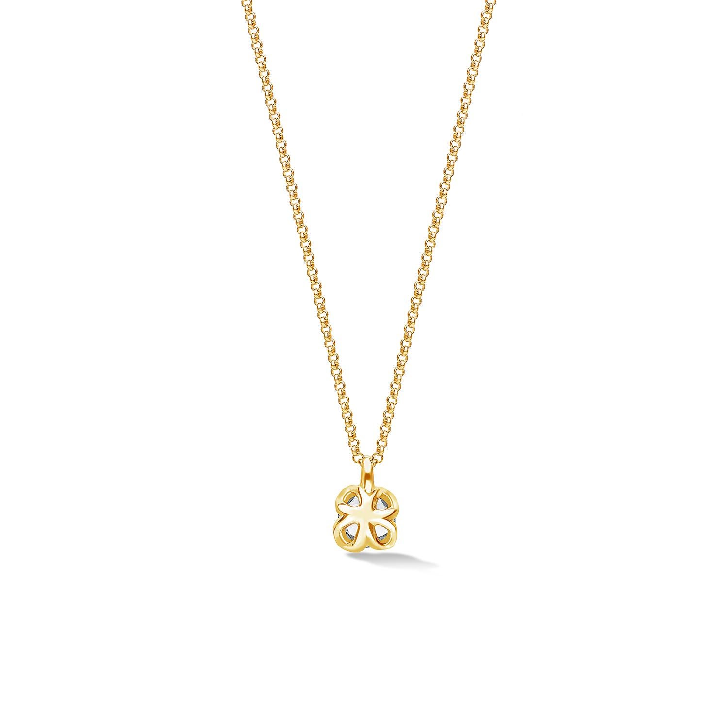 Ciondolo Stargazer con diamante in oro giallo 18k - 0,50ct In condizioni Nuovo in vendita a London, GB