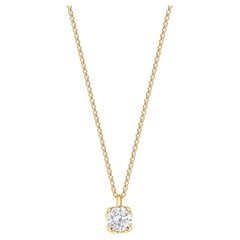 Ciondolo Stargazer con diamante in oro giallo 18k - 0,50ct