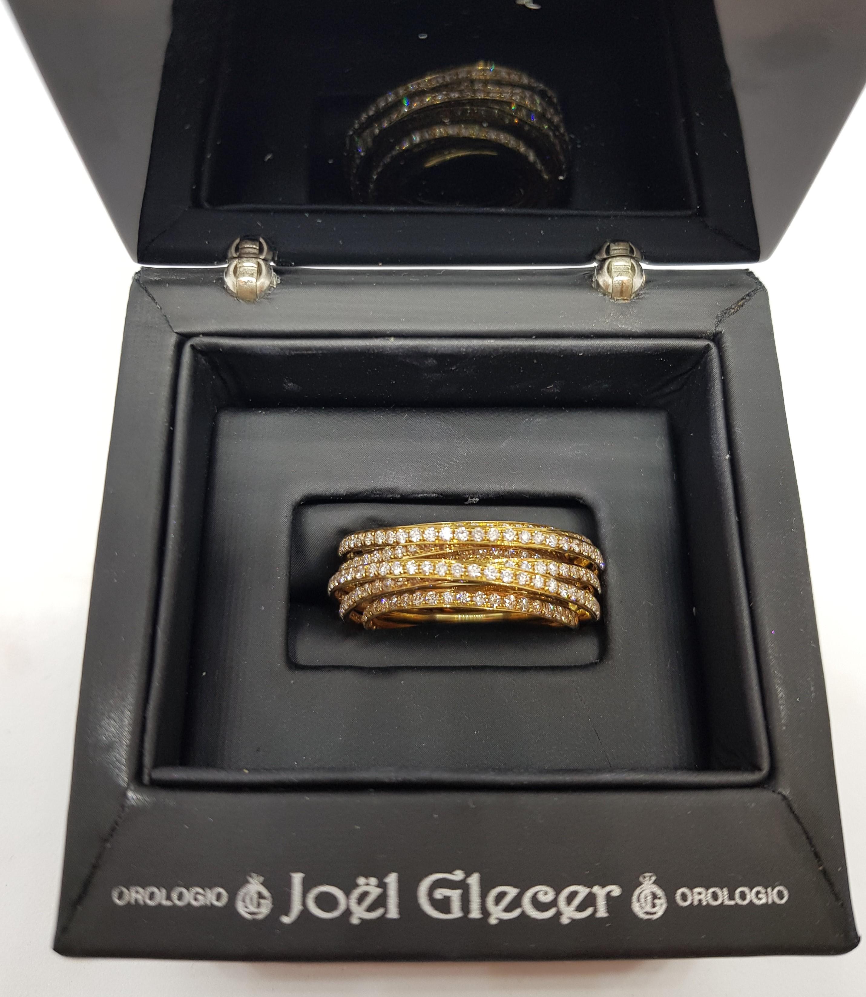 18kt Yellow Gold and Diamonds, de GRISOGONO Allegra Ring Exclusive For Sale 8