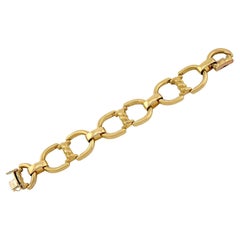 18k Gelbgold Türklopfer Link-Armband