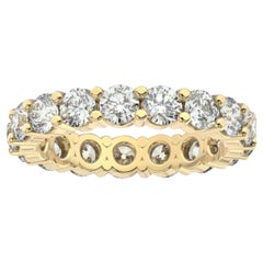 Bague d'éternité Doris en or jaune 18 carats avec diamant 2 1/2 Ct. tw