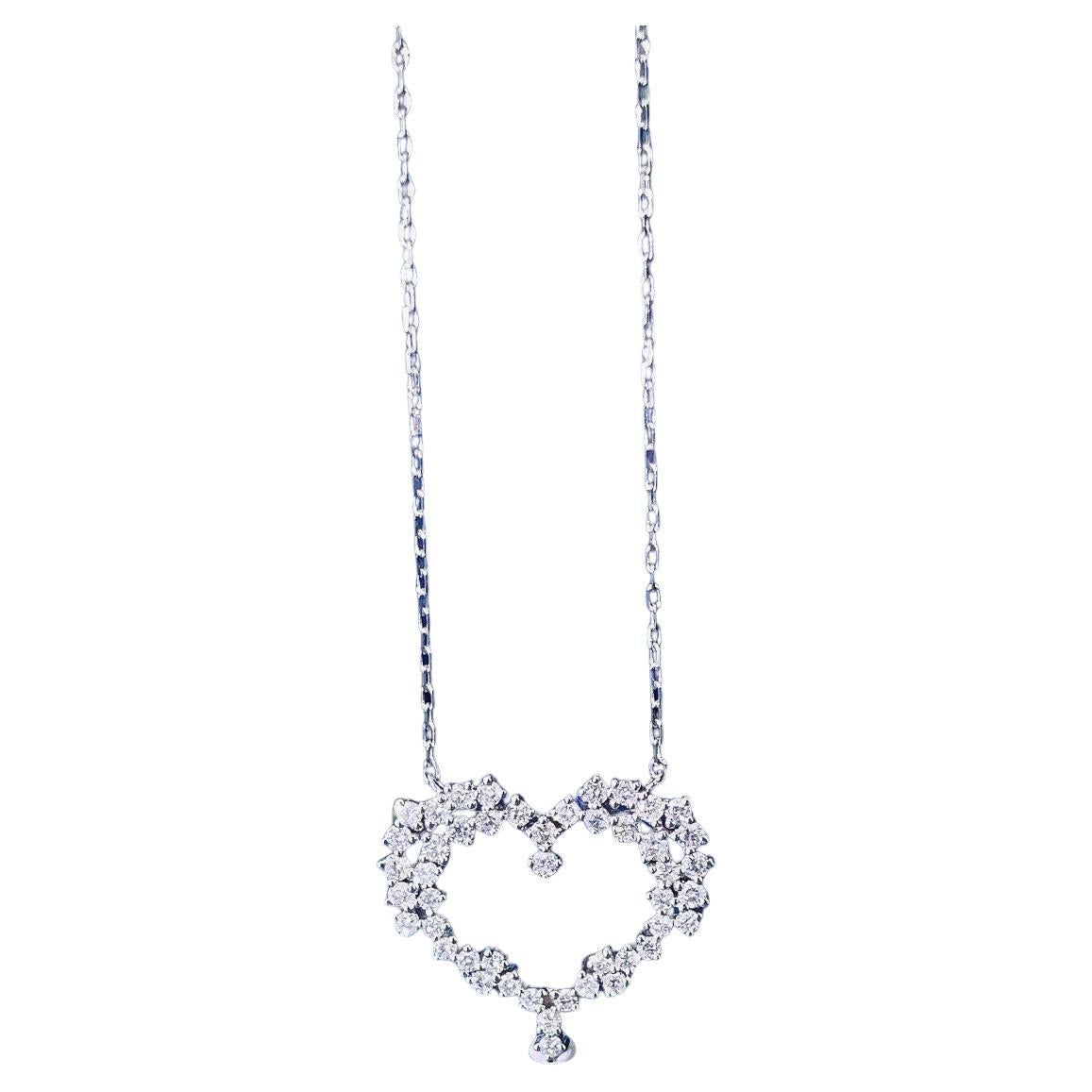 18K Gelbgold Double V Teardrop Halskette mit natürlichen gelben Diamanten
