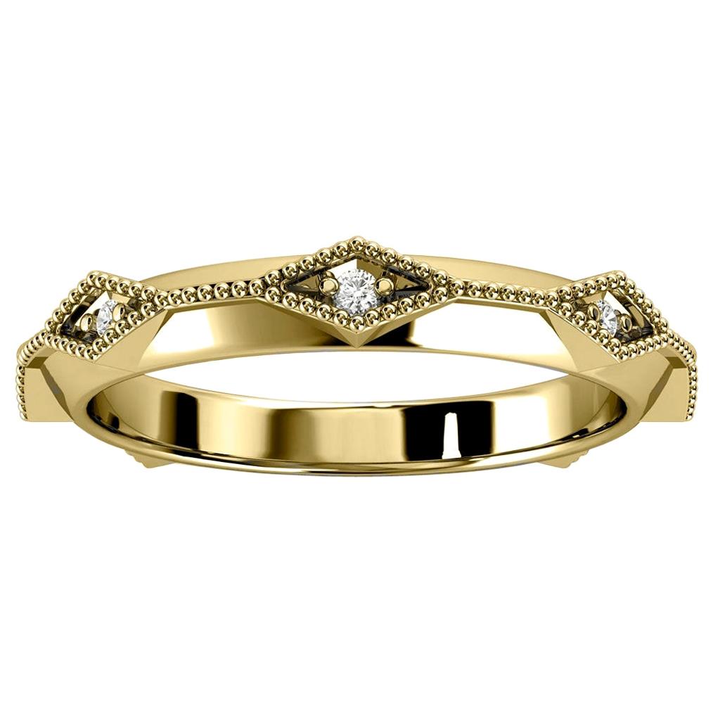 18k Yellow Gold Elsa Diamond Ring