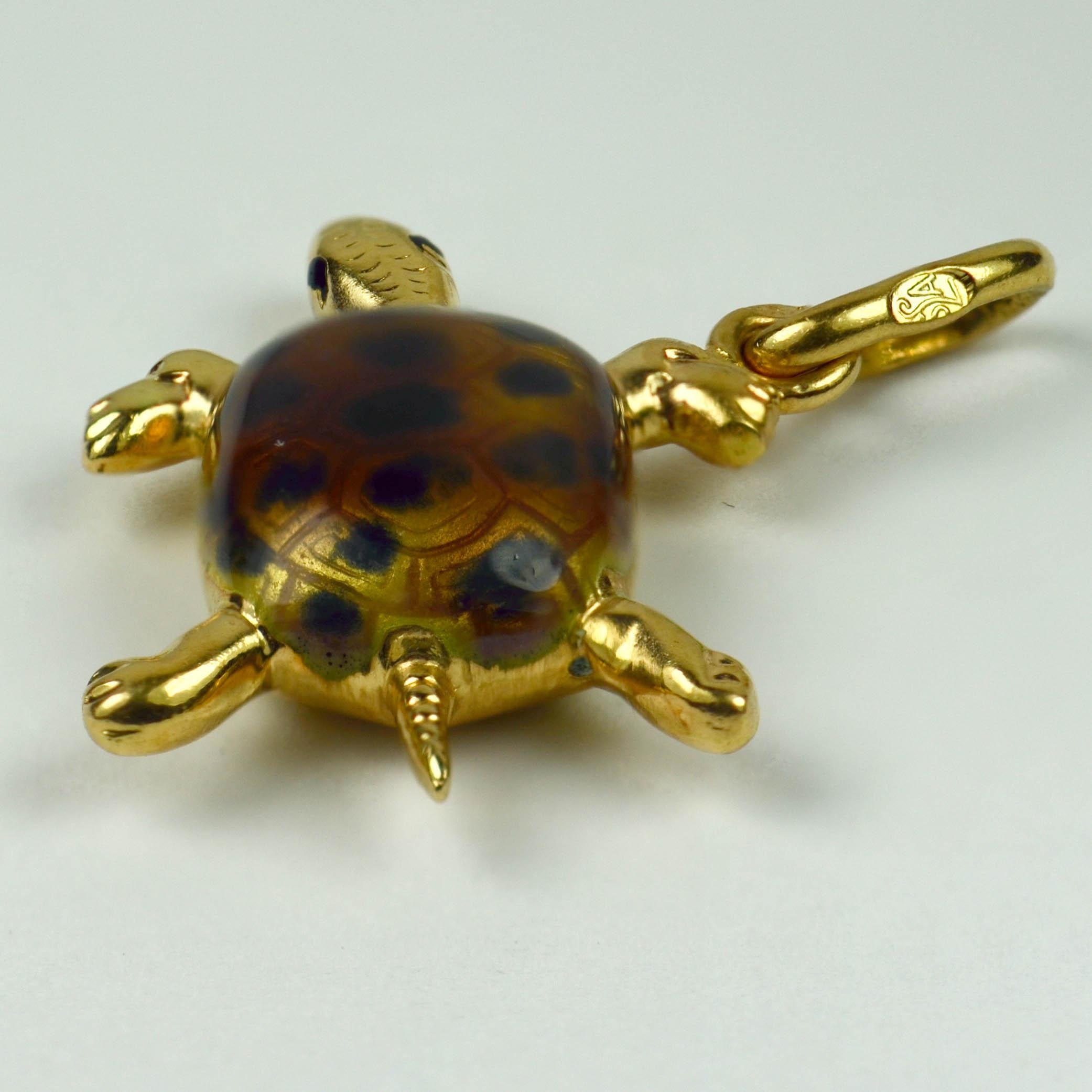 gold tortoise charm