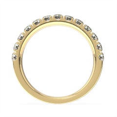 18 Karat Gelbgold Ethel Micro-Prong Diamantring '3/4 Ct. „Cow's