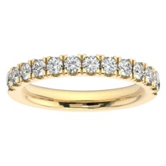 18K Yellow Gold Ethel Micro-Prong Diamond Ring '3/4 Ct. Tw'