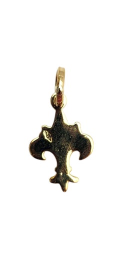 18K Yellow Gold Fleur de Lis Charm #25328