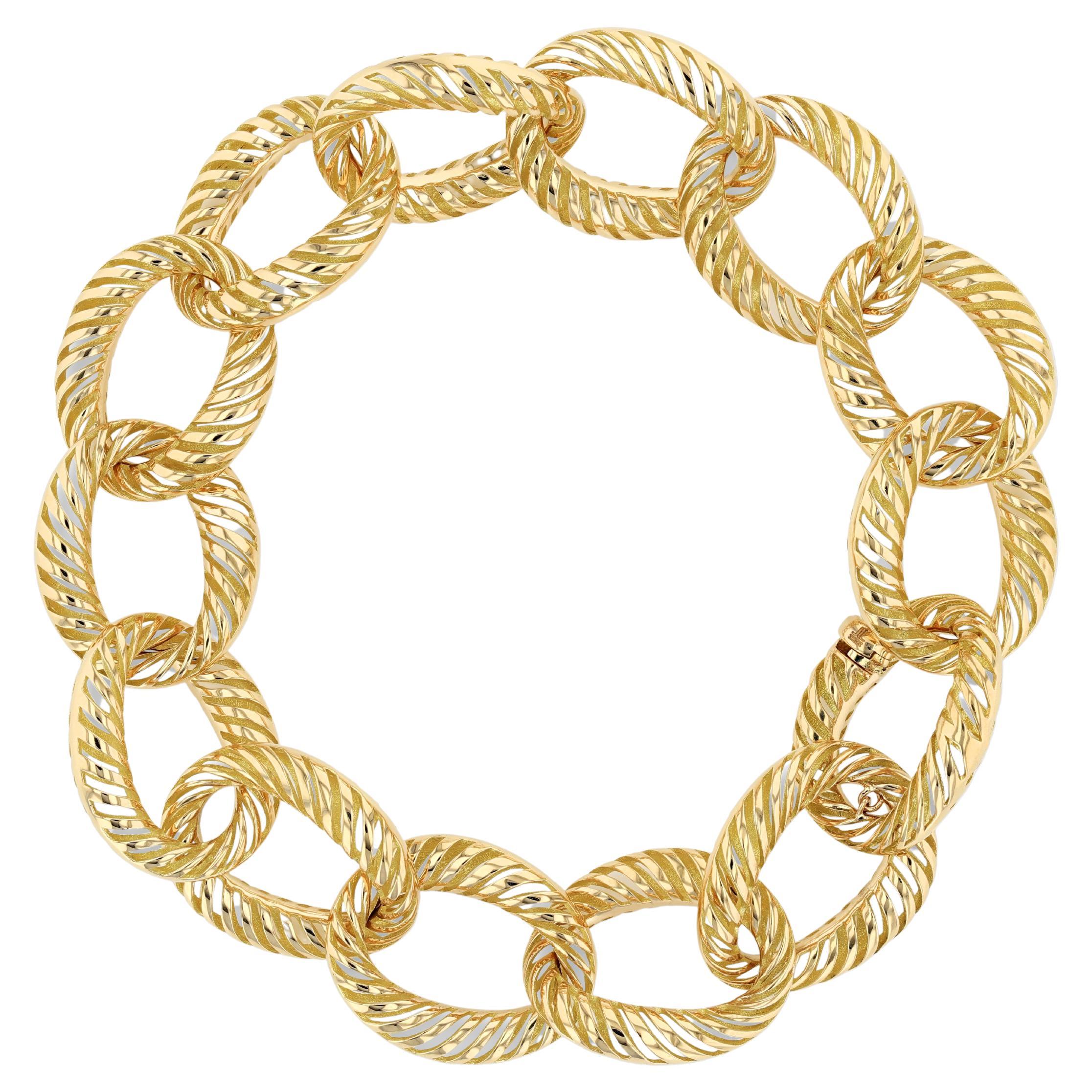 Yellow Gold Hidden Face Watch Bracelet at 1stDibs hidden watch