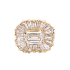 18K Gelbgold GIA zertifiziert 1,70 Ct. Diamantring
