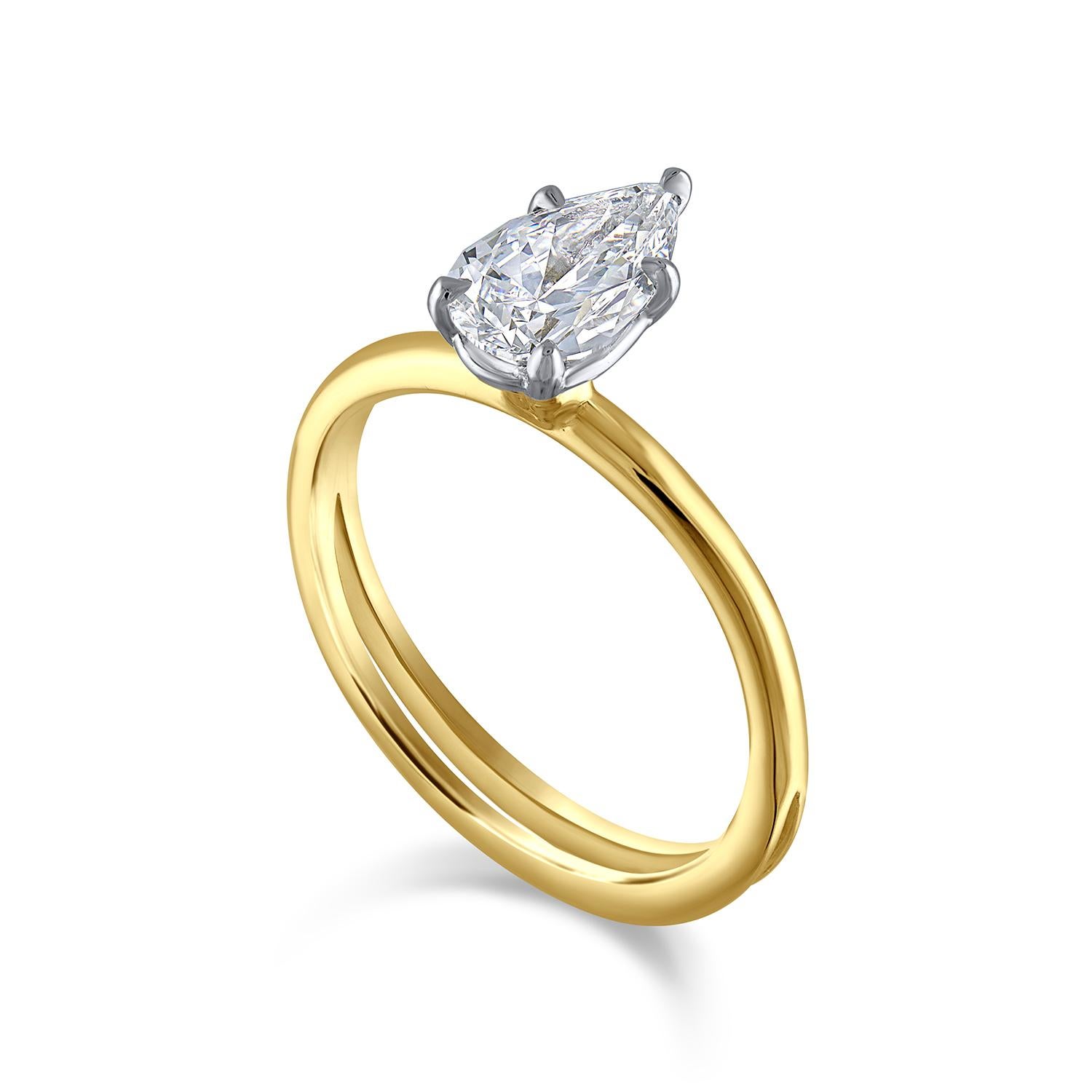 GIA Certified Natural Flawless Brilliant Oval Diamond Ring In New Condition In Boca Raton, FL