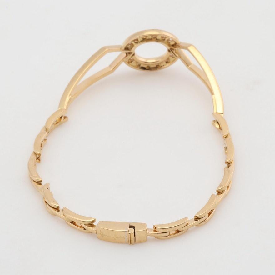Item Details
Brand:	Gianni Caritá
Materials:	18K Yellow Gold
Bracelet Length:	7.00