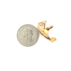 18k Yellow Gold Gondola Charm