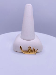Yellow Gold Gondola Charm