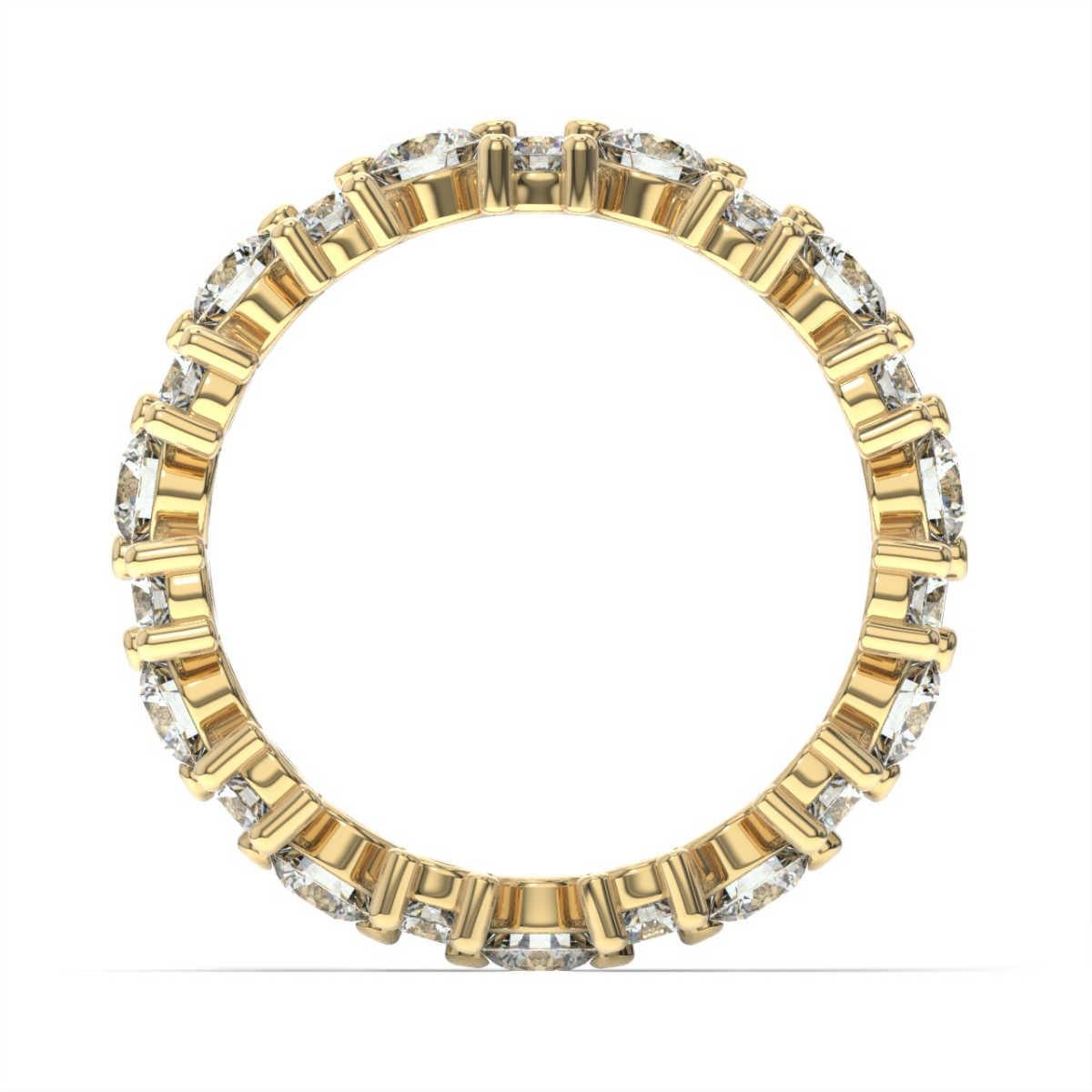 This eternity ring features a perfectly matched round brilliant diamonds set in a delicate prong. Experience the difference!

Product details: 

Center Gemstone Color: WHITE
Side Gemstone Type: NATURAL DIAMOND
Side Gemstone Shape: ROUND
Metal: 18K