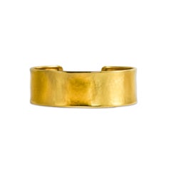 18 Karat Gelbgold Armband mit Hammer-Finish 19,8 g