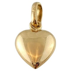 Gold Heart Charms - 1,346 For Sale on 1stDibs  gold heart charms for  bracelets, vintage gold heart charm, 14k gold heart charm