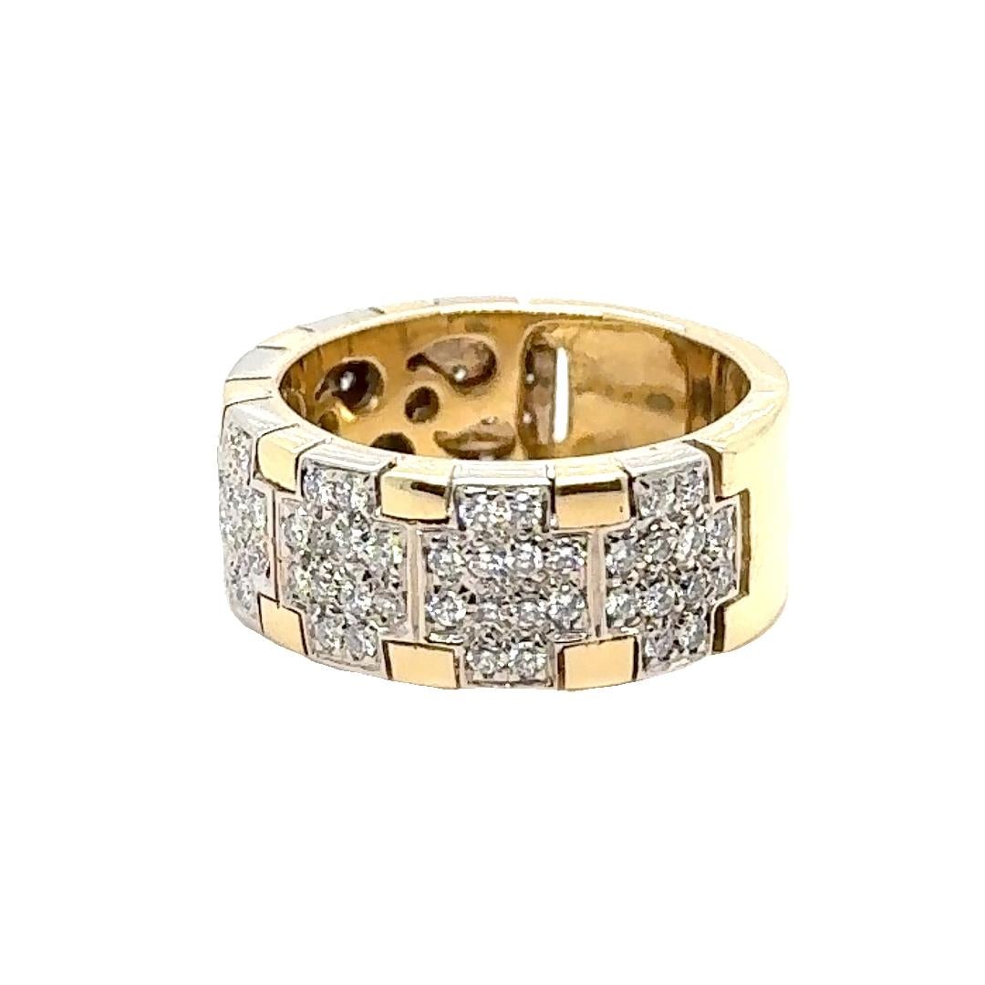 Contemporain Collier à maillons en or jaune 18K en forme de coeur en vente