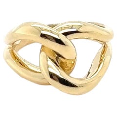 18K Yellow Gold High Polish Knot Ring